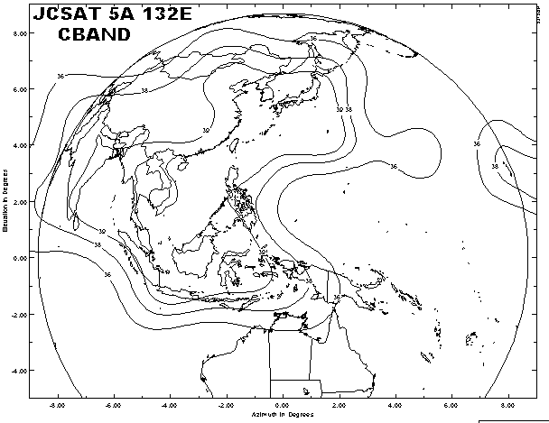 Asiasat 3S Footprint